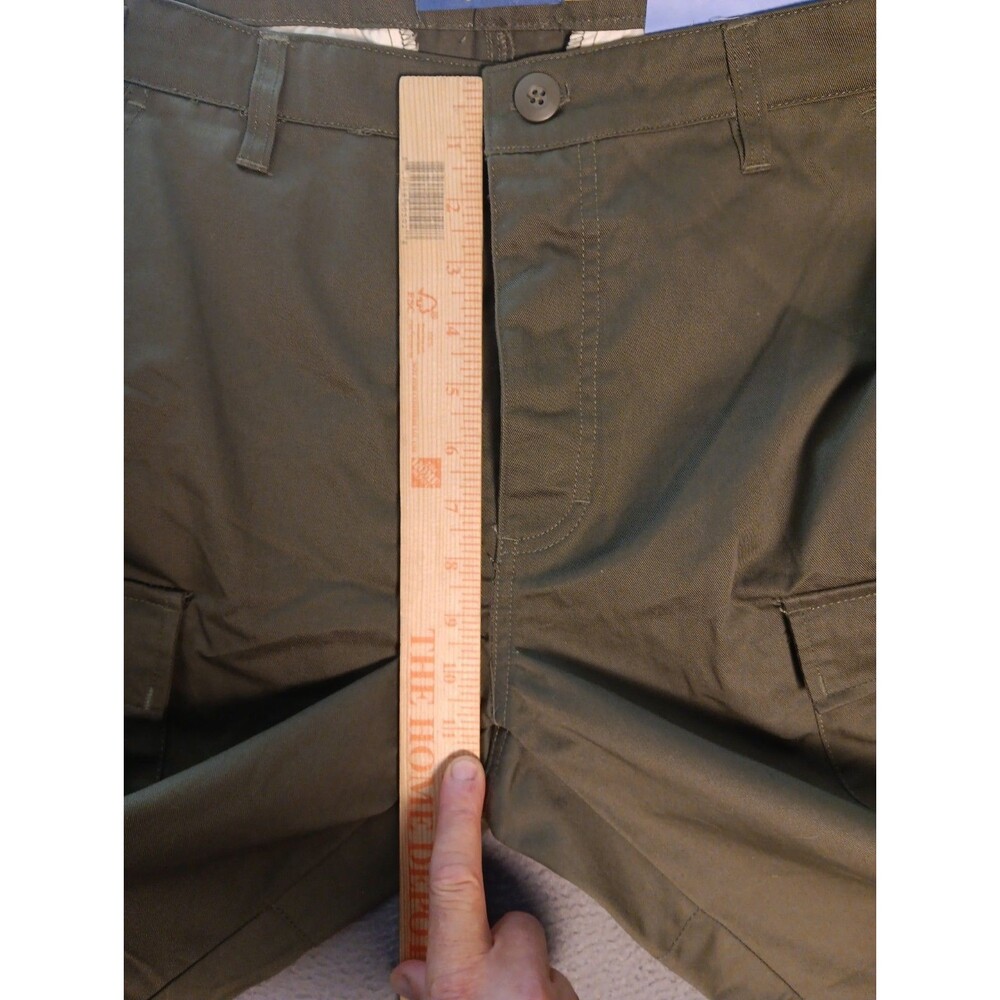 NEW Empyre loose fit relax cargo Pant Men's 32x29 Green Button Fly - Picture 6 of 14